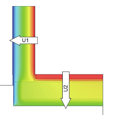 Wärmebrückennachweis mit stirnseitiger Dämmung der Bodenplatte